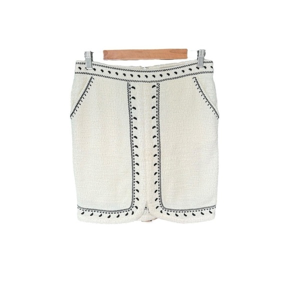 Dolan x Anthropologie - NWT Tulley Textured Mini Skirt Sz S - Picture 4 of 10